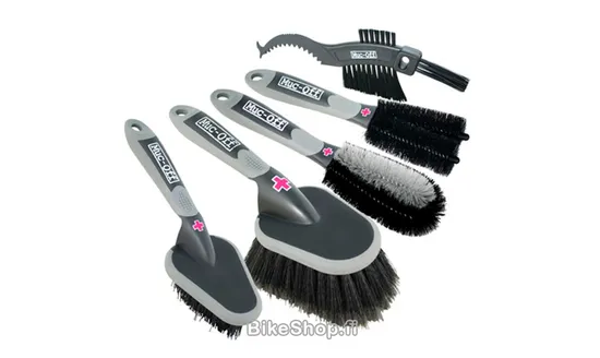 Muc-Off harjasetti, 5 harjaa