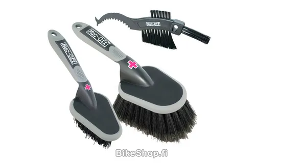 Muc-Off harjasetti, 3 harjaa