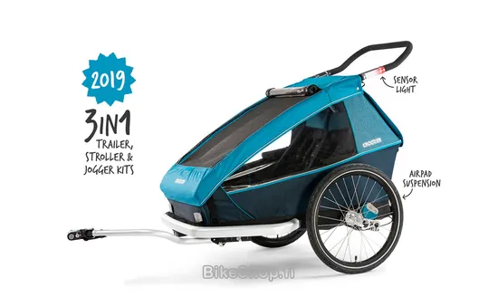 Croozer Kid 2 Plus lastenkuljetuskärry