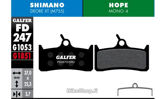 Galfer levyjarrupala FD247G1851 märän kelin