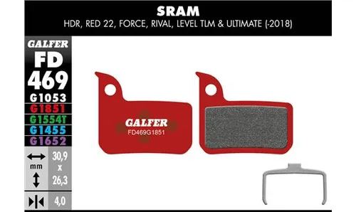 Galfer levyjarrupala FD469G1851 märän kelin