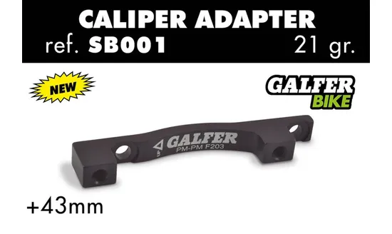 Galfer levyjarruadapteri postmount +43mm