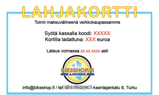 Lahjakortti