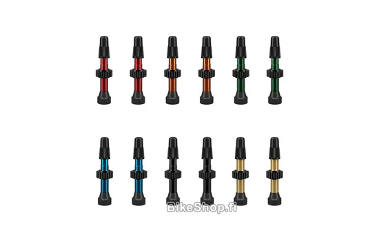 WTB TCS tubeless venttiili 34mm, pari black