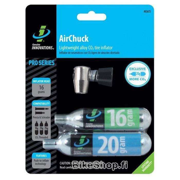 Genuine Innovations Airchuck CO2-adapteri